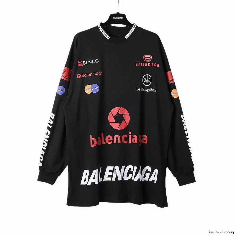 Balenciaga printed black sweatshirt