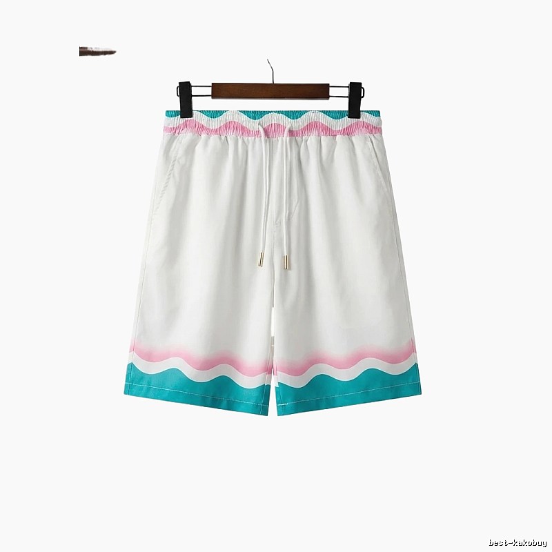 Casablanca Wave Pattern Casual Shorts