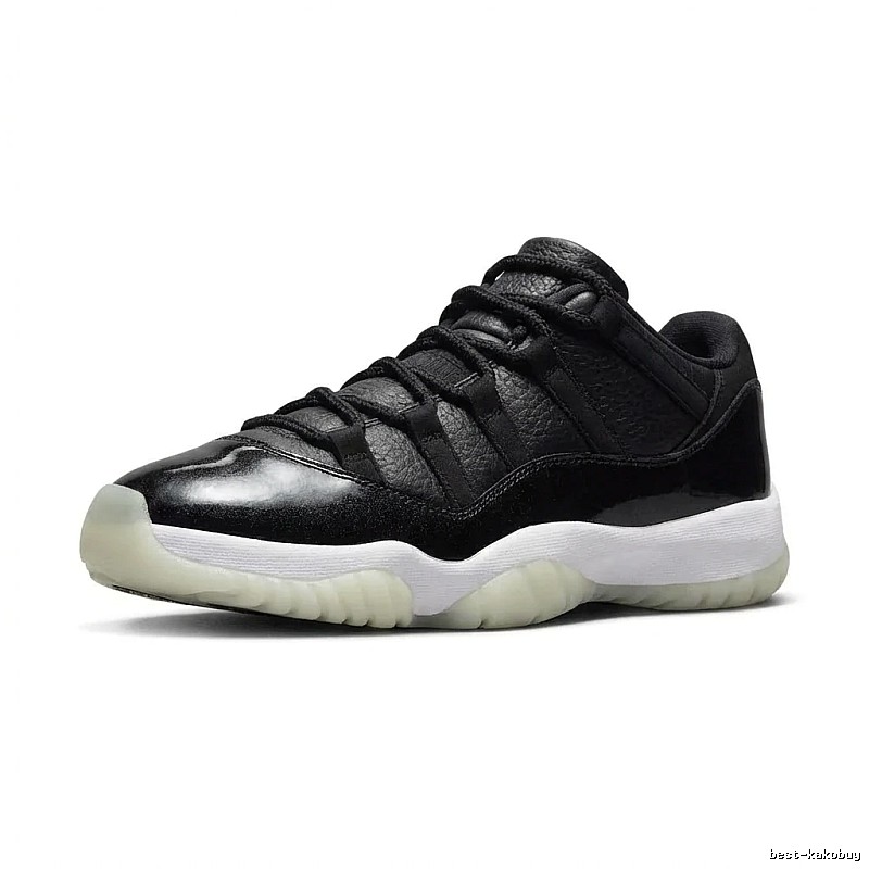 Classic black and white Air Jordan 11 sneakers