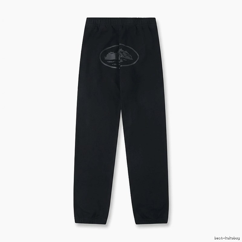 Corteiz Printed Casual Black Pants