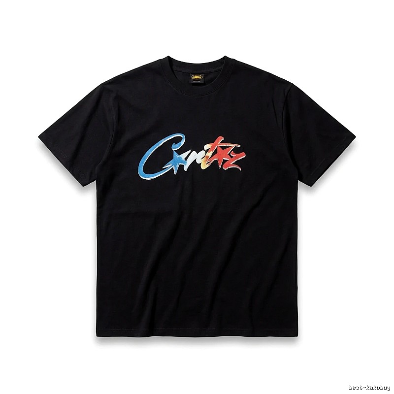 Corteiz Printed Trendy Black T-shirt