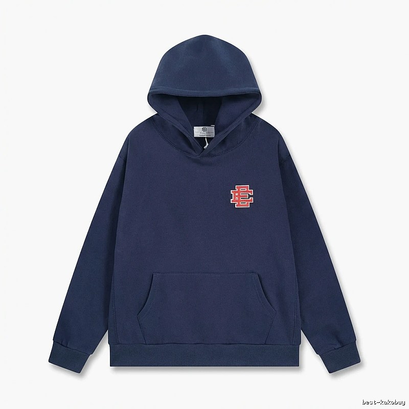 Eric Emanuel simple style navy blue hoodie