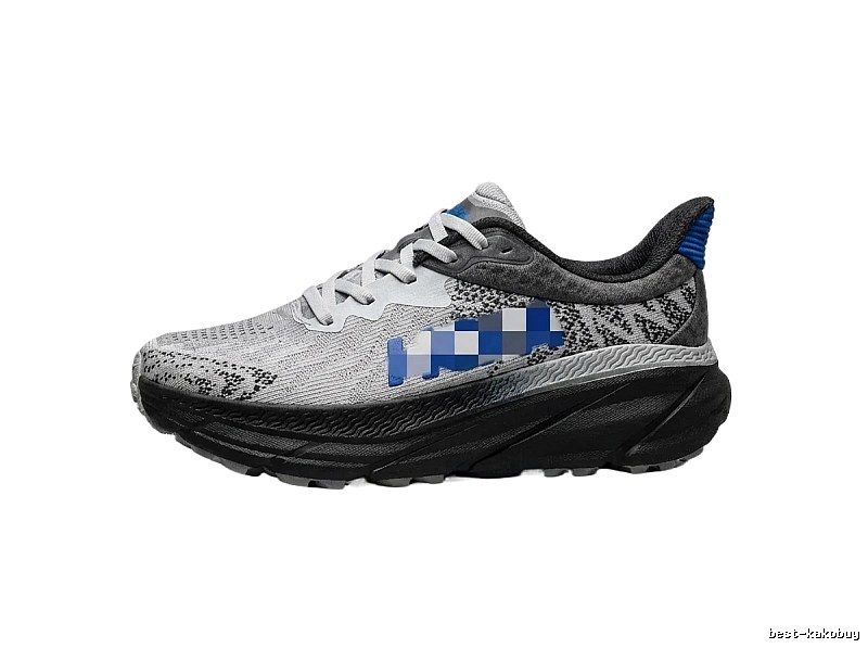 HOKA Cool Grey-Blue Sneakers