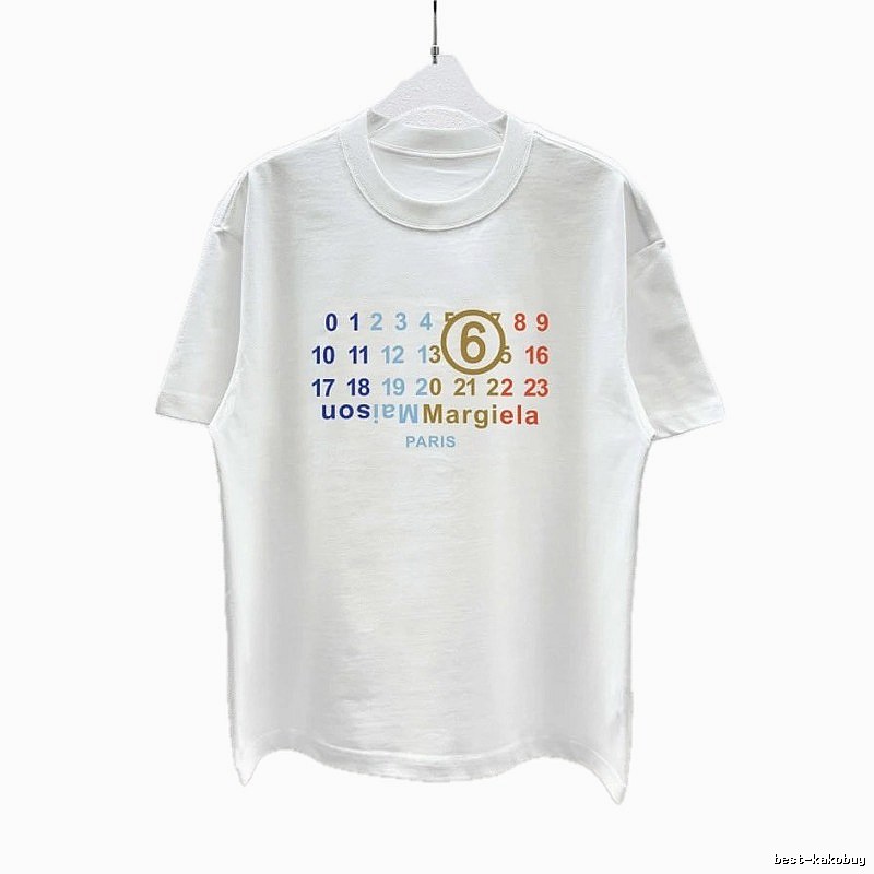 Maison Margiela MM6 Casual Style White T-Shirt