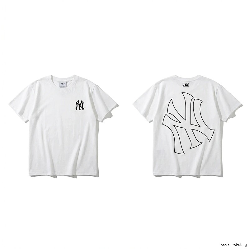 MLB New York Yankees minimalist style white T-shirt