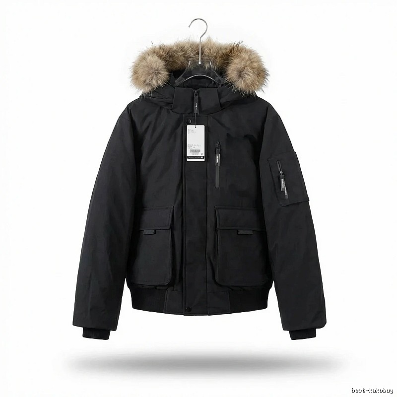 MLB Workwear Style Black Down Jacket
