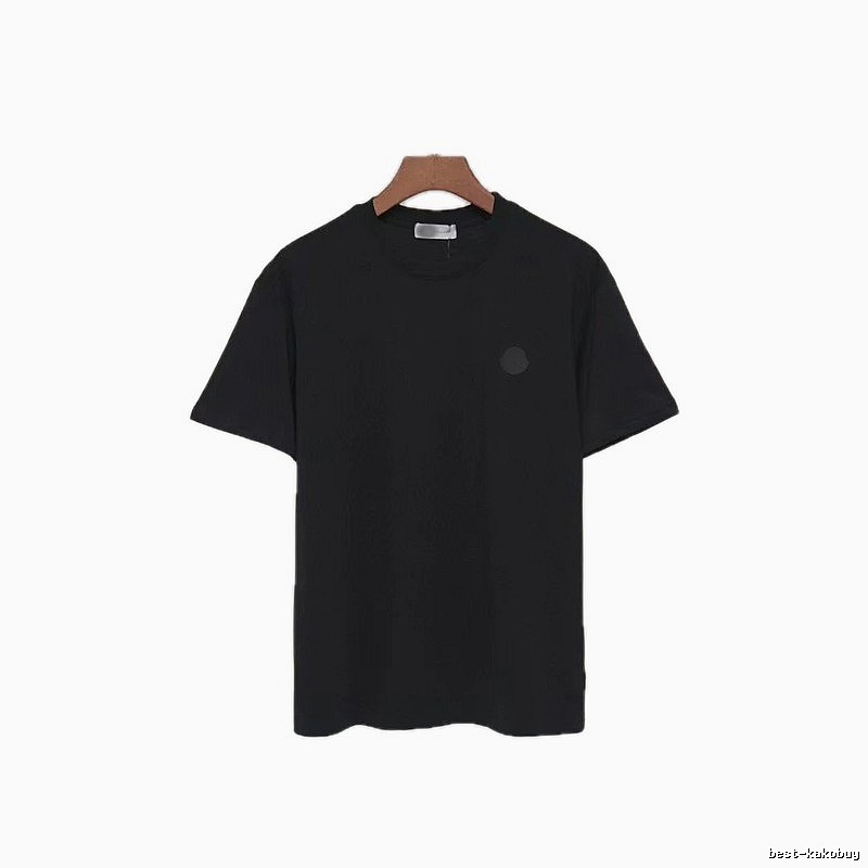 Moncler Classic Minimalist Style Black Short-sleeve T-shirt
