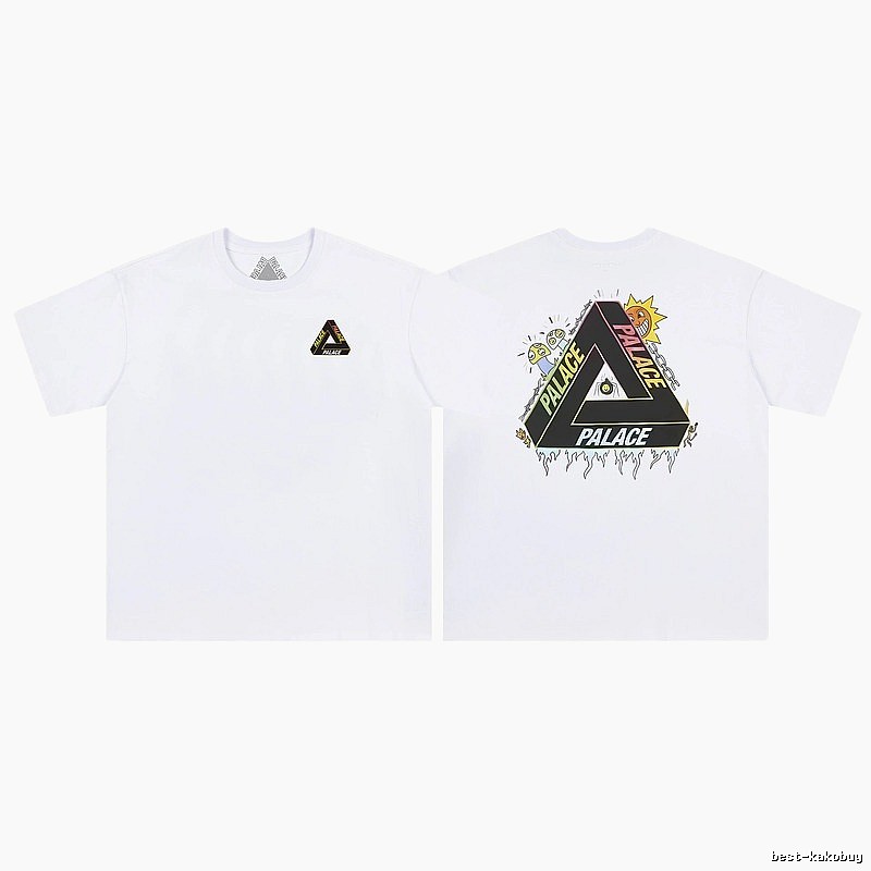 Palace Triangle Graffiti Street Style White T-Shirt