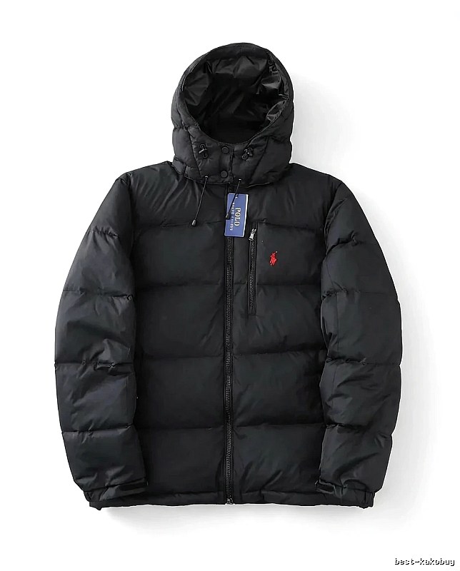 Ralph Lauren Polo Black Trendy Brand Down Jacket