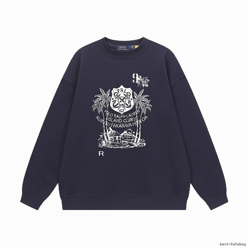Ralph Lauren Printed Casual Style Sweatshirt