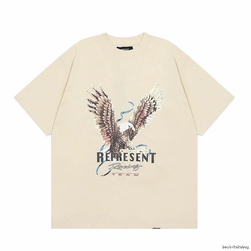 Represent Flying Eagle Vintage Beige T-Shirt