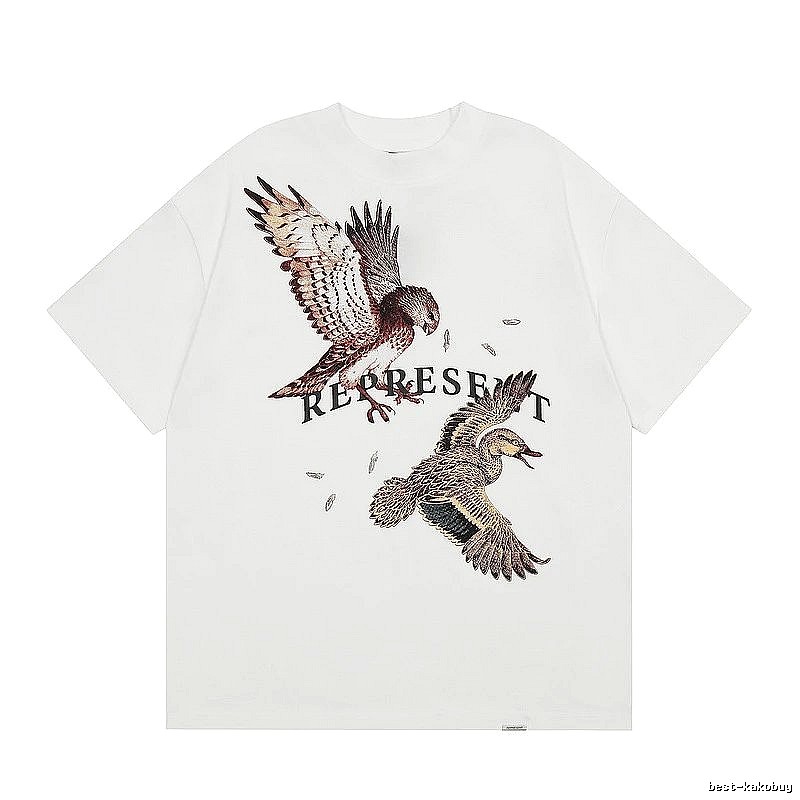 Represent White Style 858 Owners Club T-Shirt Active Casual Logo