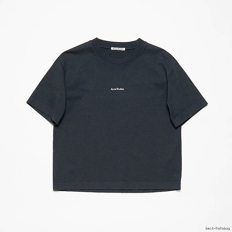 Acne Studios 2090-80 Black Style Ac908042 Stockholm Logo T-Shirt Logo Detail