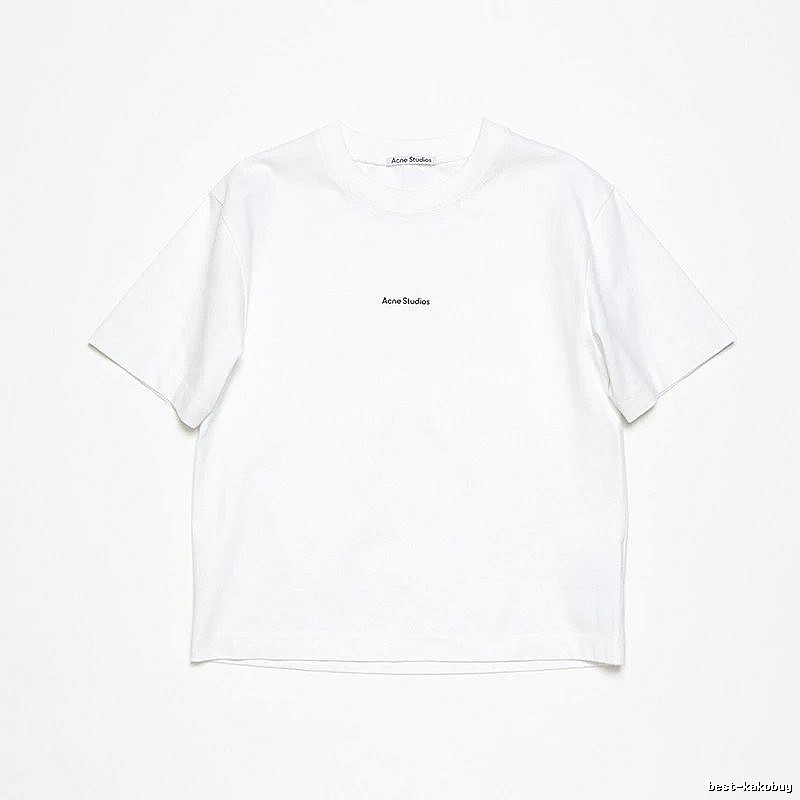 Acne Studios 2090-80 White Style Ac908042 Stockholm Logo T-Shirt Statement Graphic