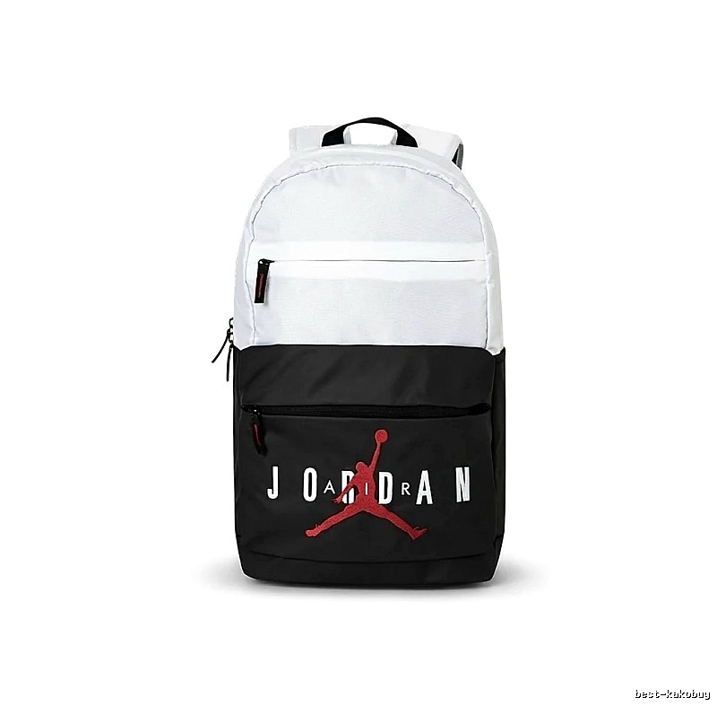 AIR JORDAN Black and White Sports Backpack