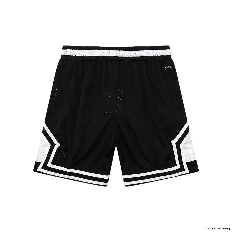 AJ Sporty Black and White Shorts