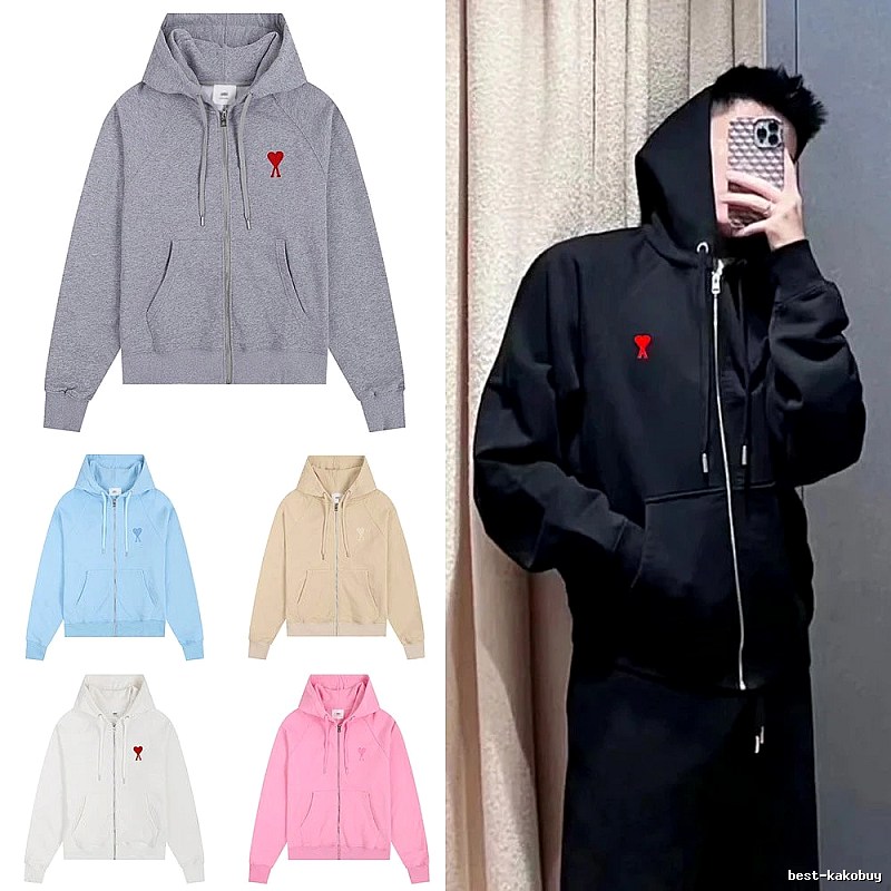 AMI Love Embroidery Trendy Brand Sweatshirt