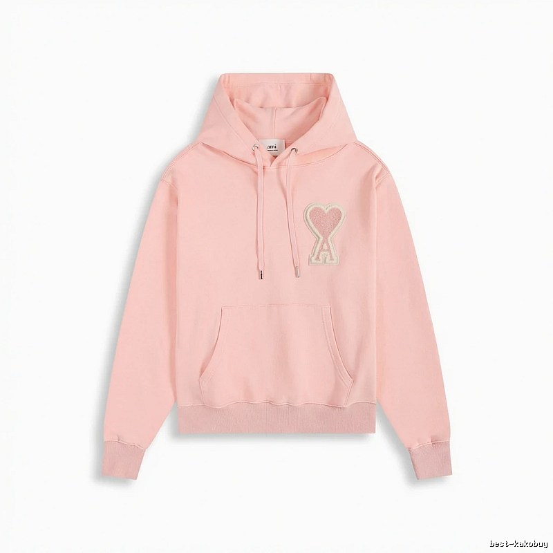 AMI Love Pink Hoodie