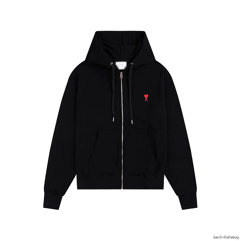 AMI Love Trend Brand Black Hoodie