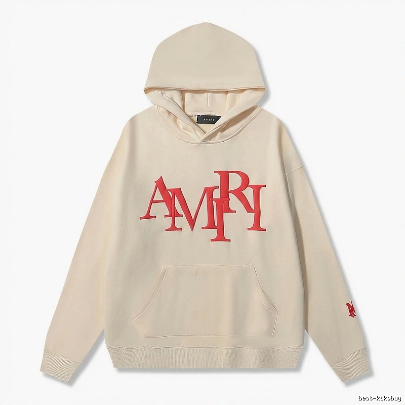 AMIRI Letter Style Beige Sweatshirt