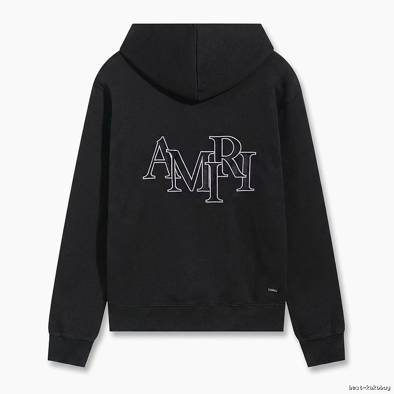 AMIRI letter-style black sweatshirt