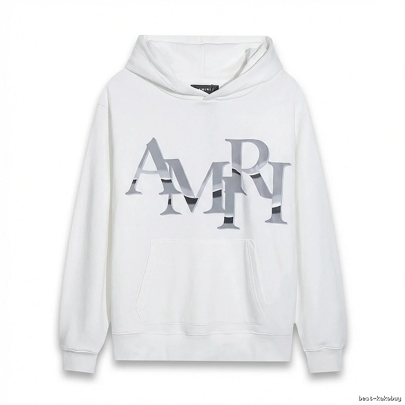 AMIRI Letter Style White Sweatshirt