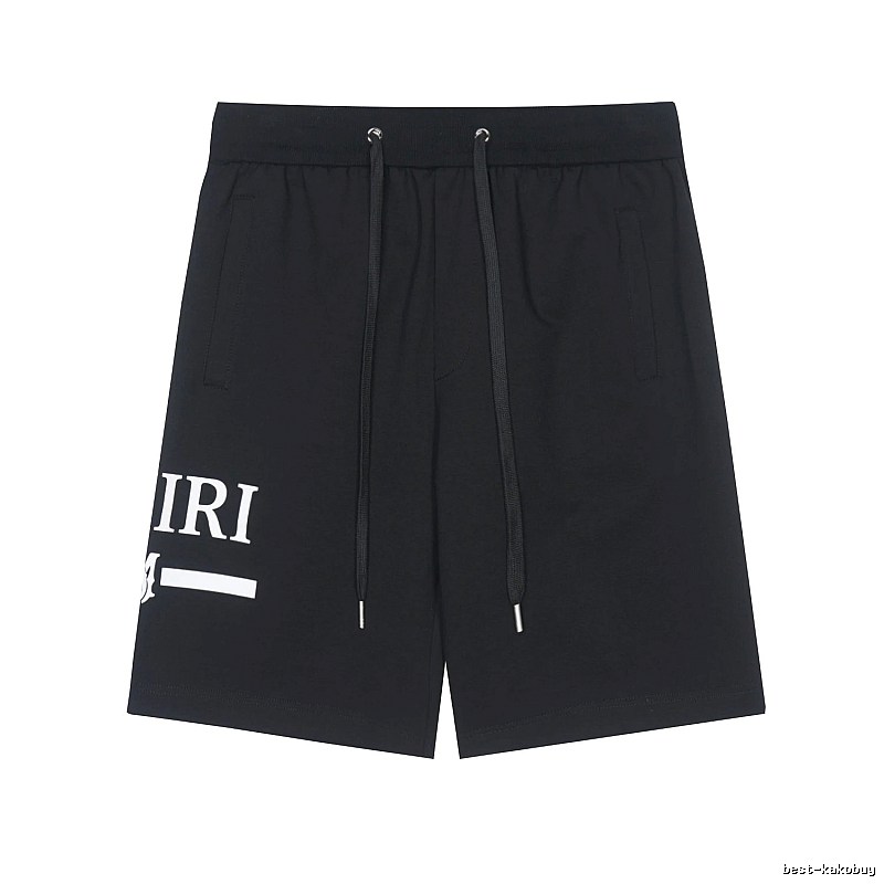 Amiri Logo Detail Logo shorts Black Casual Amiri with Relaxed Feel