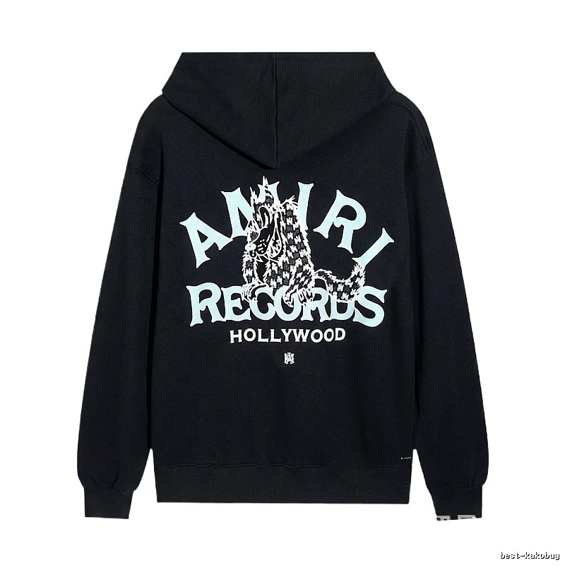 AMIRI Records Black Tide Cool Sweatshirt