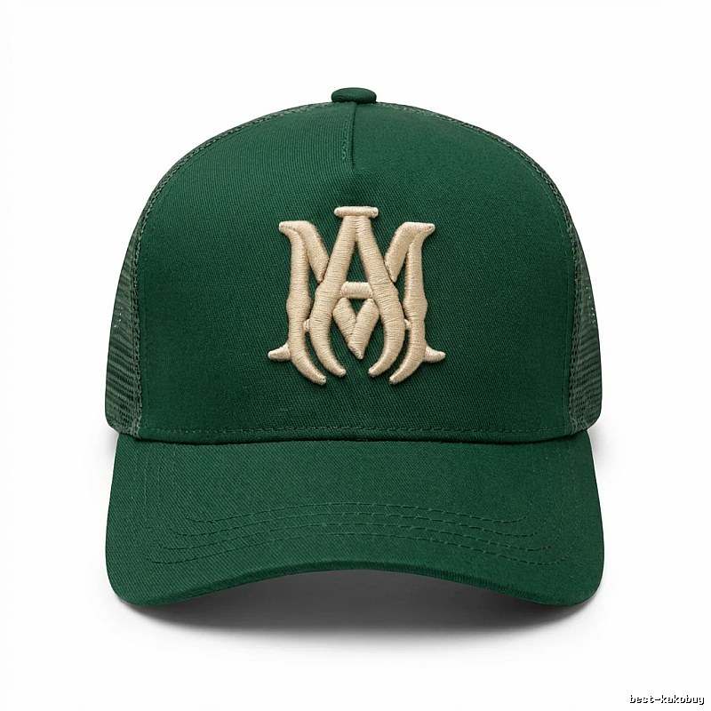 AMIRI Retro Style Dark Green Hat