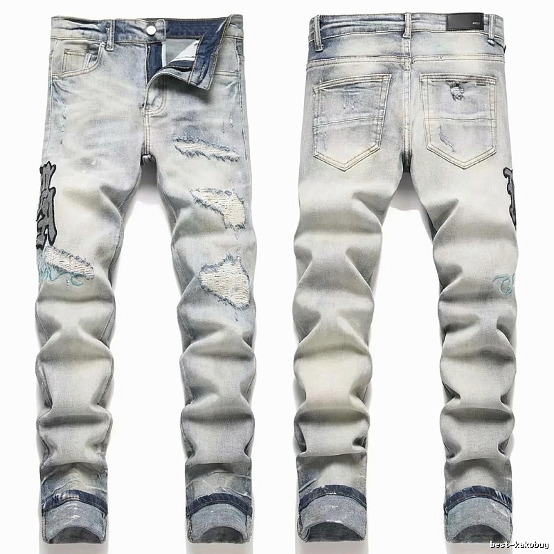 AMIRI Ripped Trendy and Cool Style Jeans