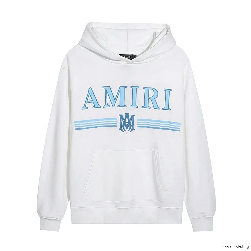 AMIRI simple style white hoodie
