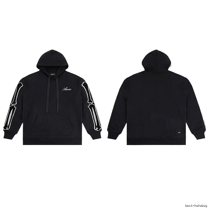 AMIRI Skull Style Black Hoodie