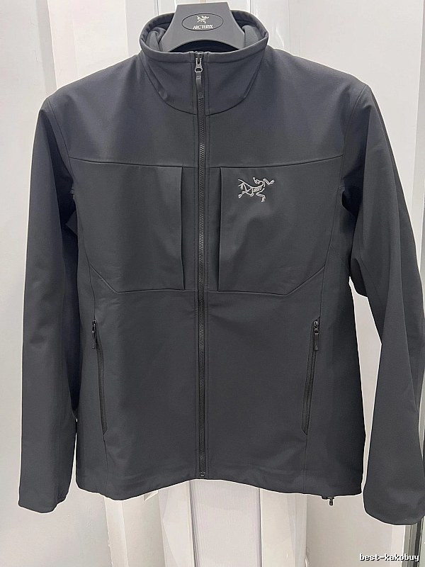 Arc’teryx black outdoor-style jacket