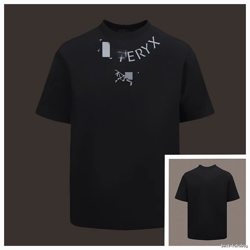 Arc'teryx Printed Functional Style Black Short Sleeve T-shirt