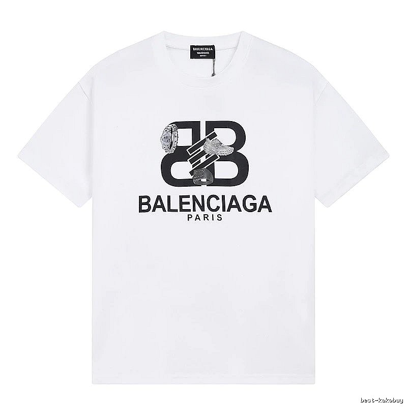 Balenciaga BB Series Simple White T-shirt