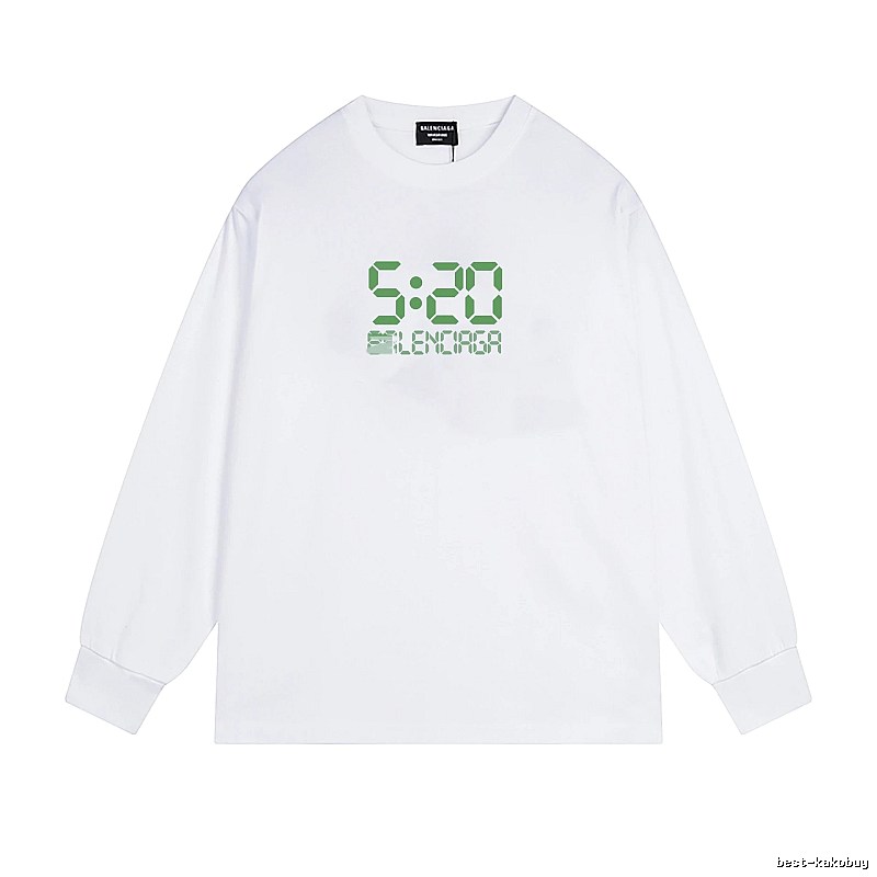 Balenciaga digital-style white T-shirt