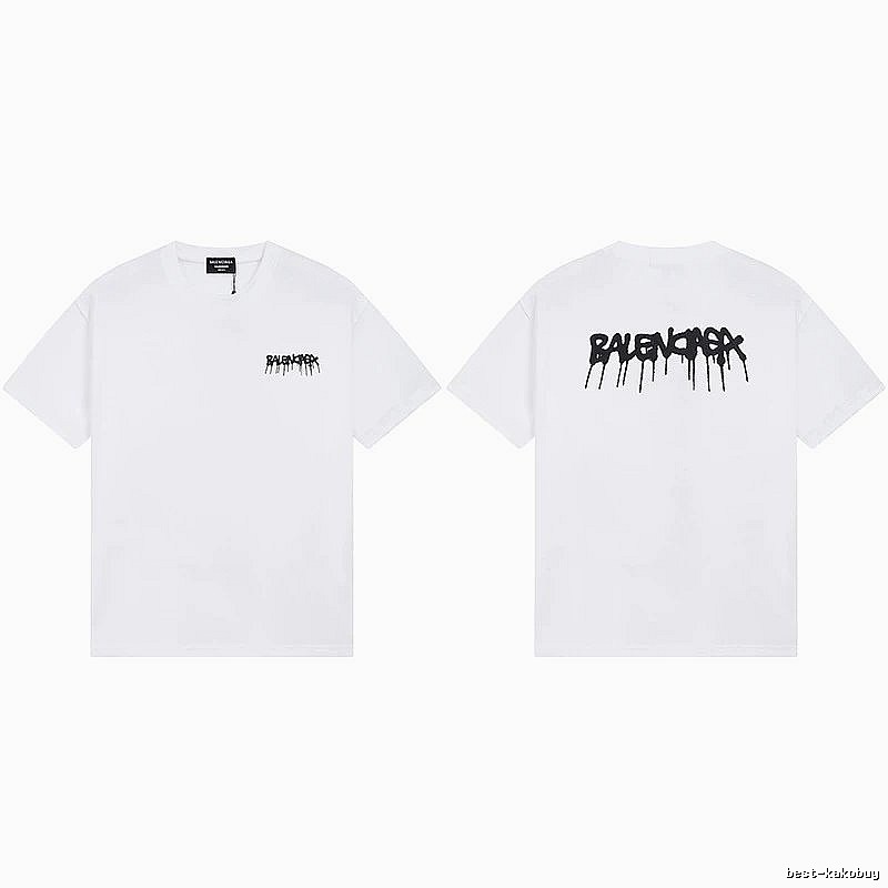 Balenciaga Graffiti Style White T-shirt