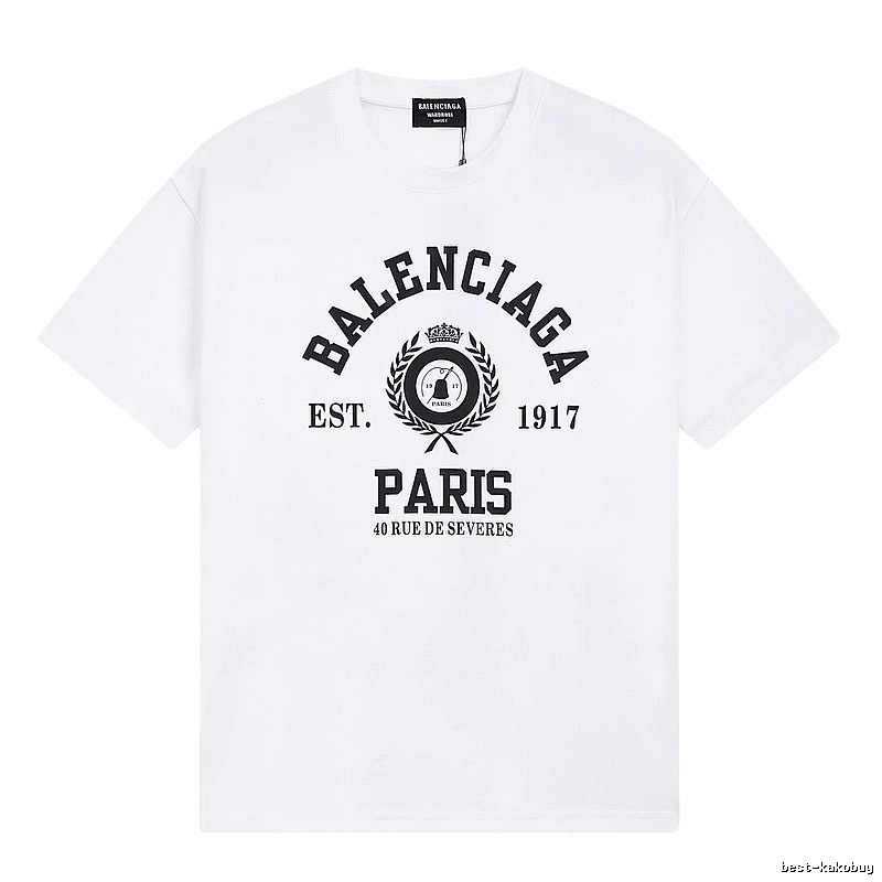Balenciaga retro style white T-shirt