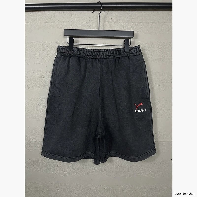 Balenciaga sporty black shorts