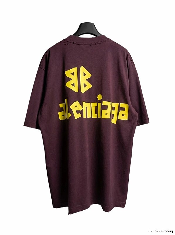 Balenciaga's distressed-style T-shirt