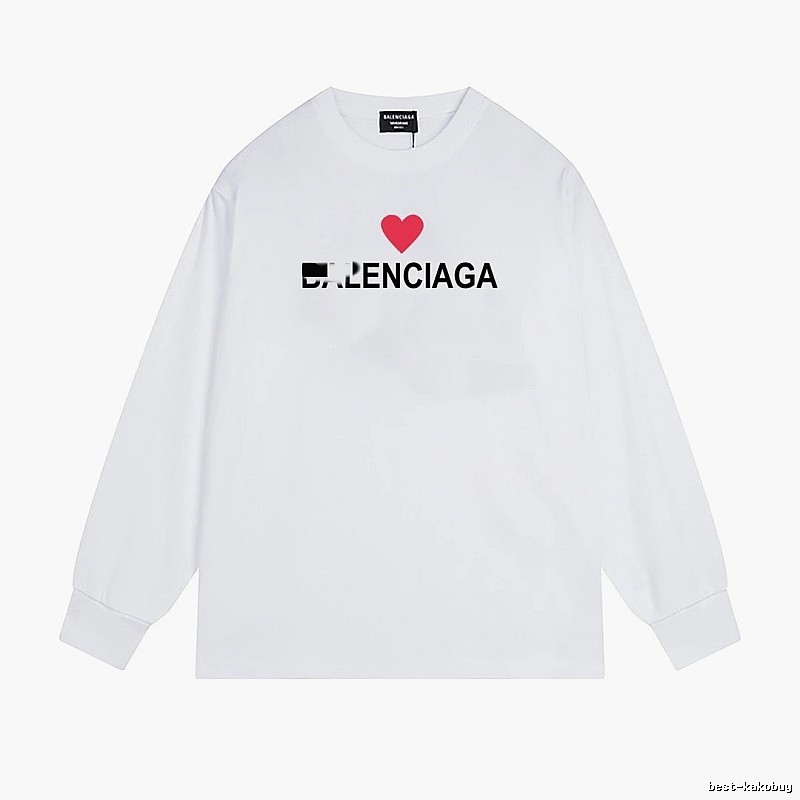 Balenciaga's simple white T-shirt with a heart design.