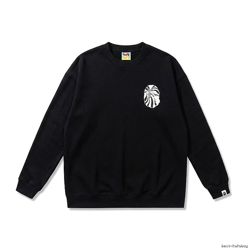 Bape Ape Head Casual Black Sweatshirt