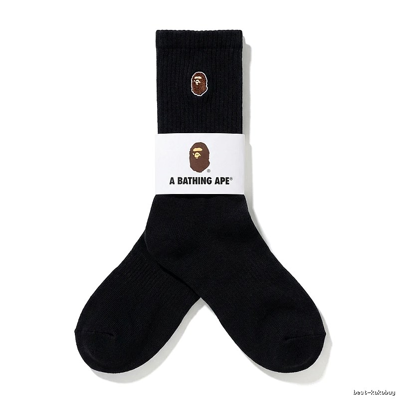 Bape Ape Head Trendy Black Socks