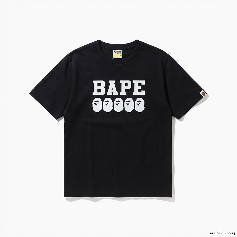 Bape Ape Head Trendy Black T-shirt