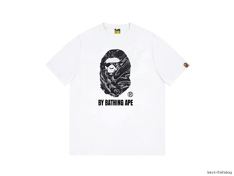 Bape Ape Head Trendy Cool White T-shirt