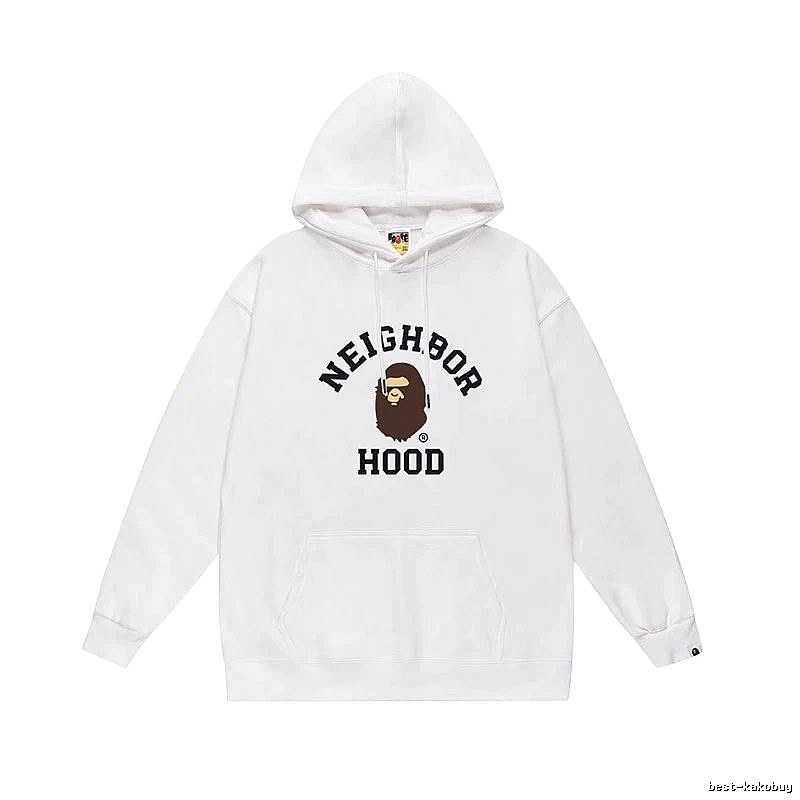 Bape Ape series white hoodie