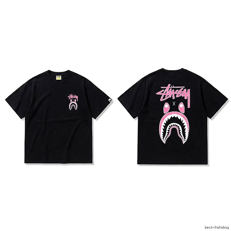 Bape Shark Co-branded Black T-shirt