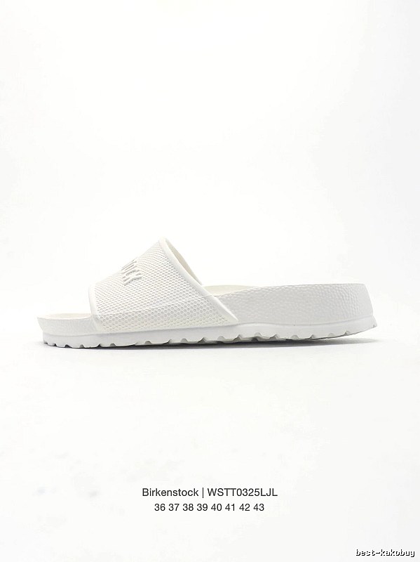 Birkenstock Minimalist Casual Style White Slide Sandals