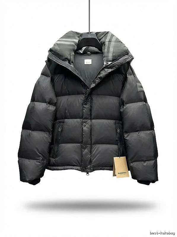 Black fashionable down jacket of Balenciaga