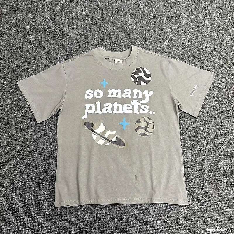 Broken Planet Summer Graphic T-shirt White Cotton Bold with Bold Graphic